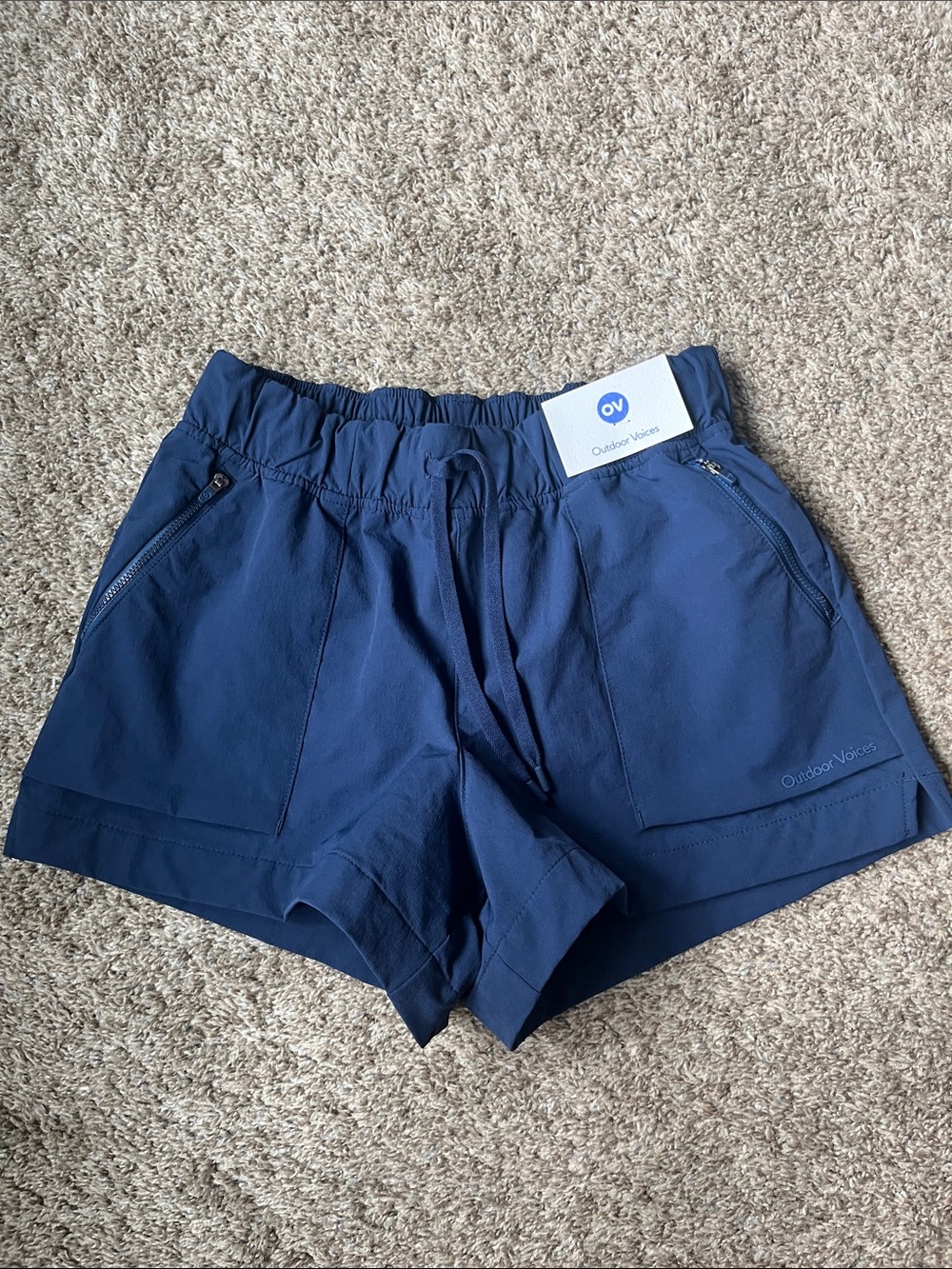 Outdoor Voices Navy RecTrek Shorts
